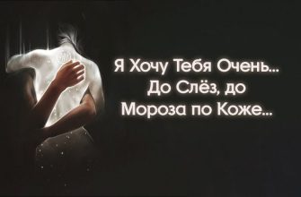 Я Хочу Тебя Очень… До Слёз, до Мороза по Коже…