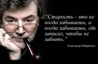 12 ОСТРОУМНЫХ, ПОЛНЫХ ЖИТЕЙСКОЙ МУДРОСТИ ВЫСКАЗЫВАНИЙ НЕПОДРАЖАЕМОГО АЛЕКСАНДРА ШИРВИНДТА